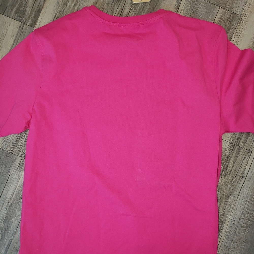 🆕️🚹Black pyramid logo T, Lg, Bright Pink,Thick🔥 - Picture 2 of 6